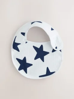 Navy Star - Verpakking met 5 babyslabbetjes