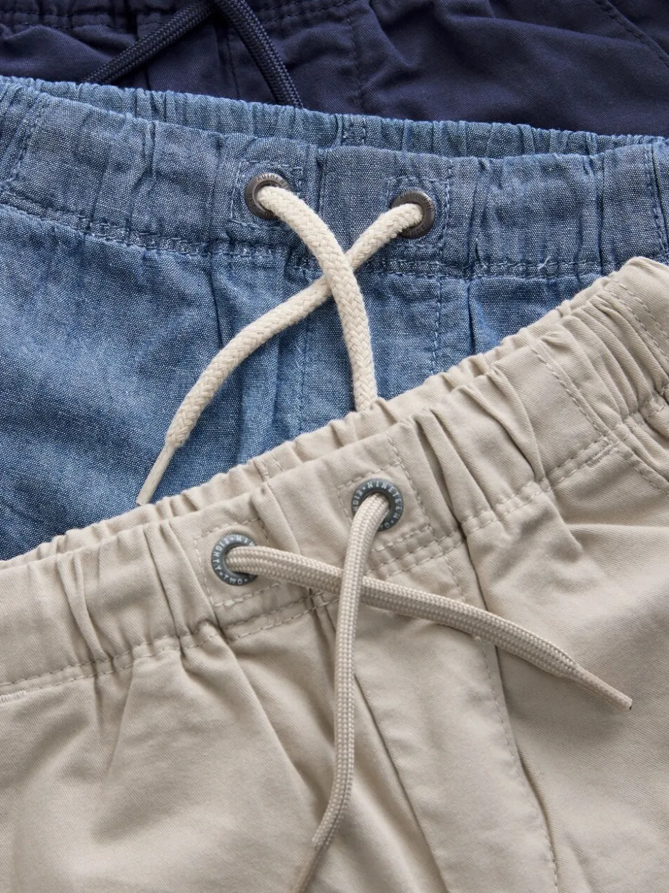 Navy/Stone/Chambray Blue - Verpakking van 3 pull-on broekjes (3mnd -7jr)