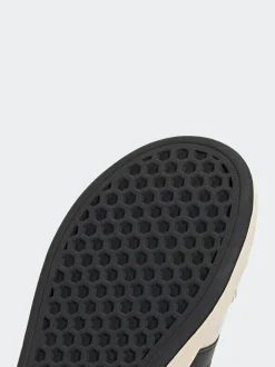 Neutraal - adidas Grand Court 00suède kindersneakers met elastische veters