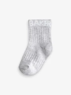 Neutraal - Baker by Ted Baker babysokken verpakking van 5
