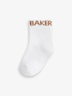Neutraal - Baker by Ted Baker babysokken verpakking van 5