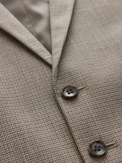 Neutraal - Contrast Fabric Detail Suit Waistcoat