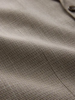 Neutraal - Contrast Fabric Detail Suit Waistcoat