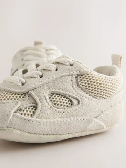 Neutraal - Elastische instapsneakers voor baby's (0-2maanden)