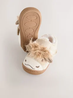 Neutraal - Hamish the Highland Cow Cupsole Slippers