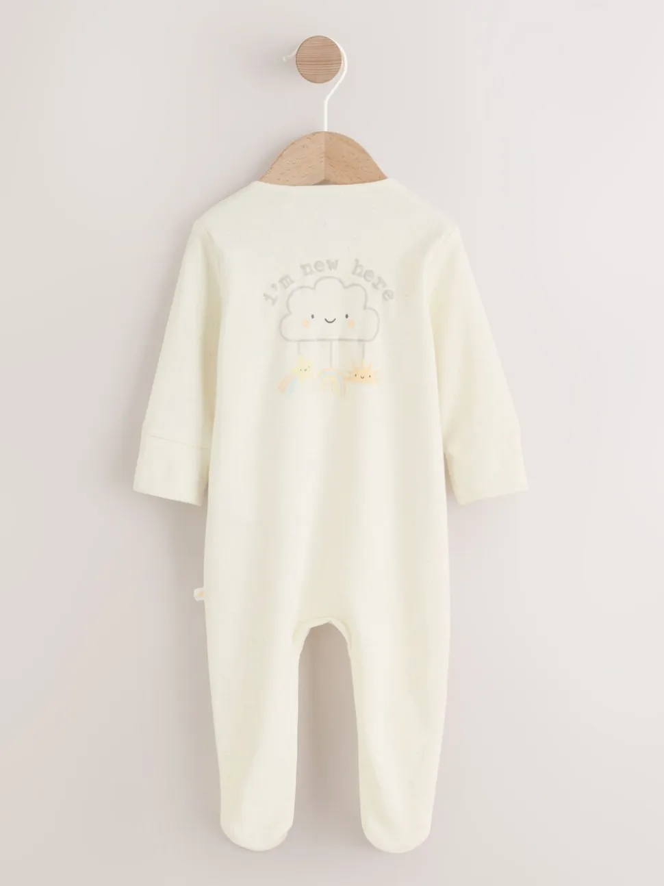 Neutraal - Im New Here Sleepsuit And Hat Set (0-9mths)