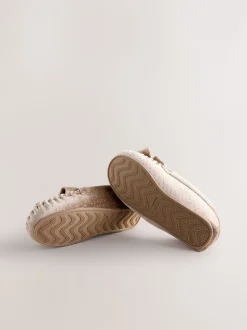 Neutraal - Moccasinpantoffels