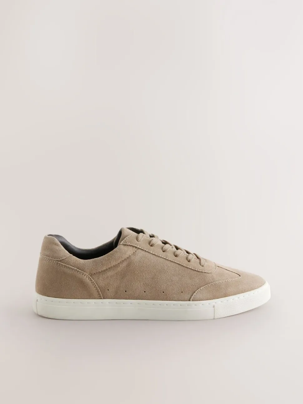 Neutraal - Modieuze suède sneakers