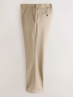 Neutraal - Normale Pasvorm - Signature - 100% Wollen broek met Motion Flex-tailleband