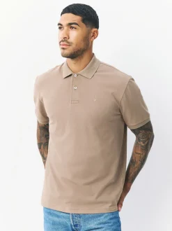 Neutraal - Normale Pasvorm - Piqué poloshirt met korte mouwen
