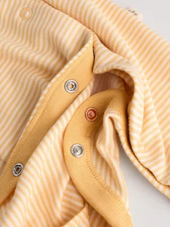 Neutraal - Set van 3 baby pyjama's zonder voetjes met figuurtjes (0mnd-3jr)