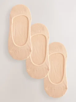 Neutraal - Set van 3 paar footsies met lage uitsnijding