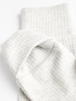 Neutraal - Set van 3 voetloze babypyjama's met 2-weg rits van 100% katoen (0 mnd - 3 jr)