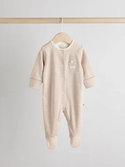 Neutraal - Verpakking van 3 babypyjama's (0-2jr)