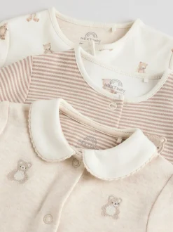 Neutraal - Verpakking van 3 babypyjama's (0-2jr)
