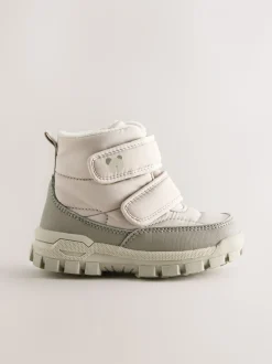 Neutraal - Waterdichte gewatteerde Boots met Klittenbandsluiting