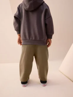 Neutraal cement - Wide Leg Jersey Joggers (3mths-7yrs)