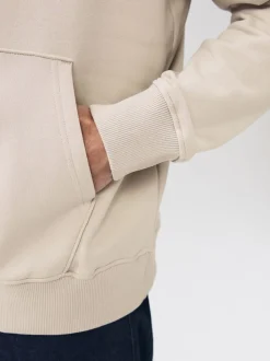 Neutraal ecru - Pullover-hoody - Hokusai Graphic License