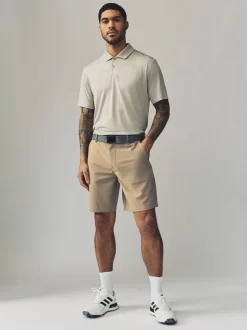 Neutraal kiezelkleurig - Active Golfshorts