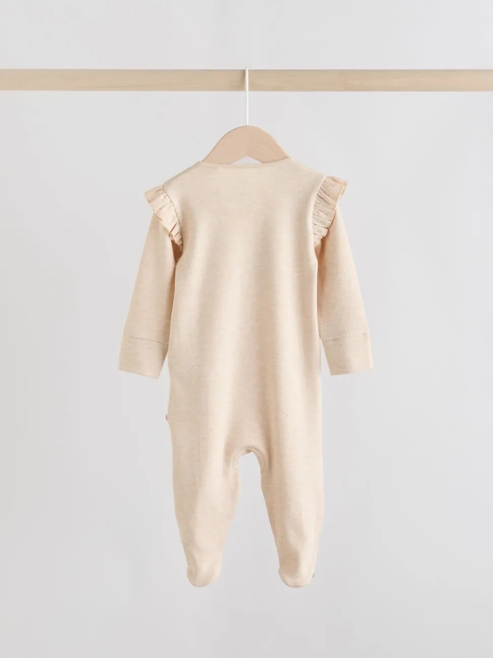Neutraal met beren - Verpakking van 3 babypyjama's met tweewegrits (0-2jr)