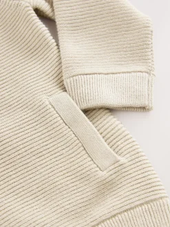 Neutraal met beren - Vest met ritssluiting (3 mnd-7 jr)