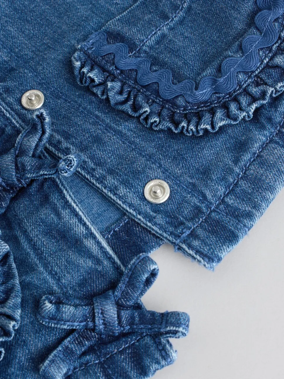 Neutraal met dieren - Baby Spijkerjack, Top en Leggings Set 3 Pieces (0mnd-2jr)