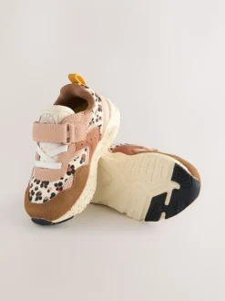 Neutraal met dieren - Sneakers met elastische veters en klittenbandsluiting