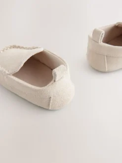 Neutrale instappers - Suède babyschoenen (0-2mnd)