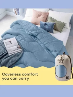 Night Lark Linen 10.5 Tog Coverless Duvet