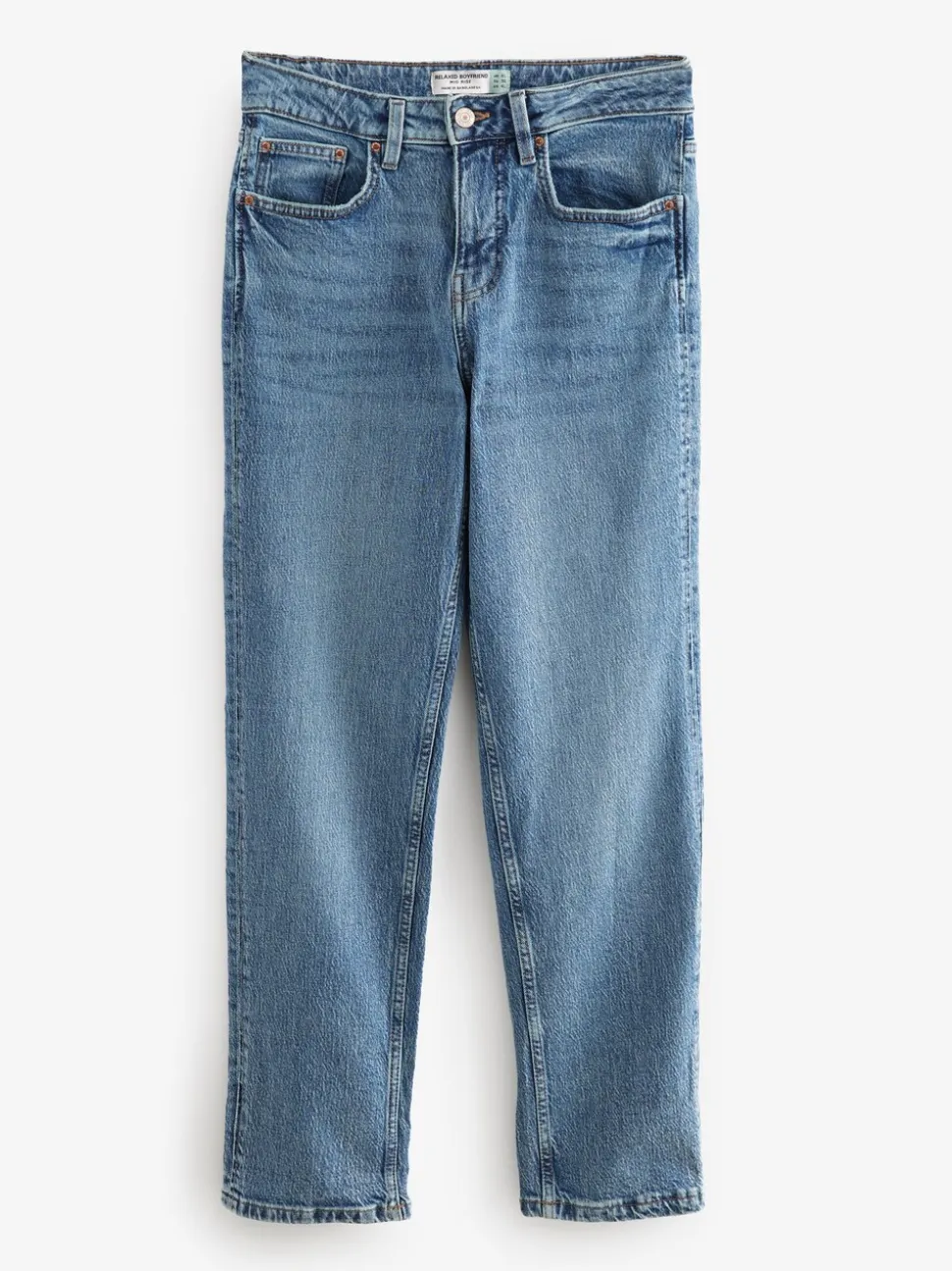 Normaal blauw - Boyfriend-jeans