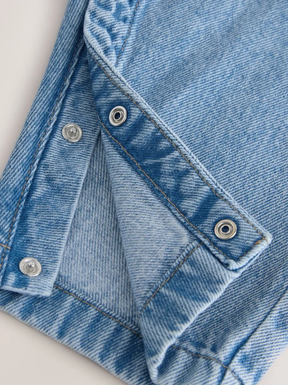 Normaal blauw - Denim tuinbroek (3mnd -7jr)