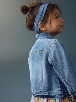 Normaal blauw - Denim westernjack 100% katoen (3 mnd - 7 jr)