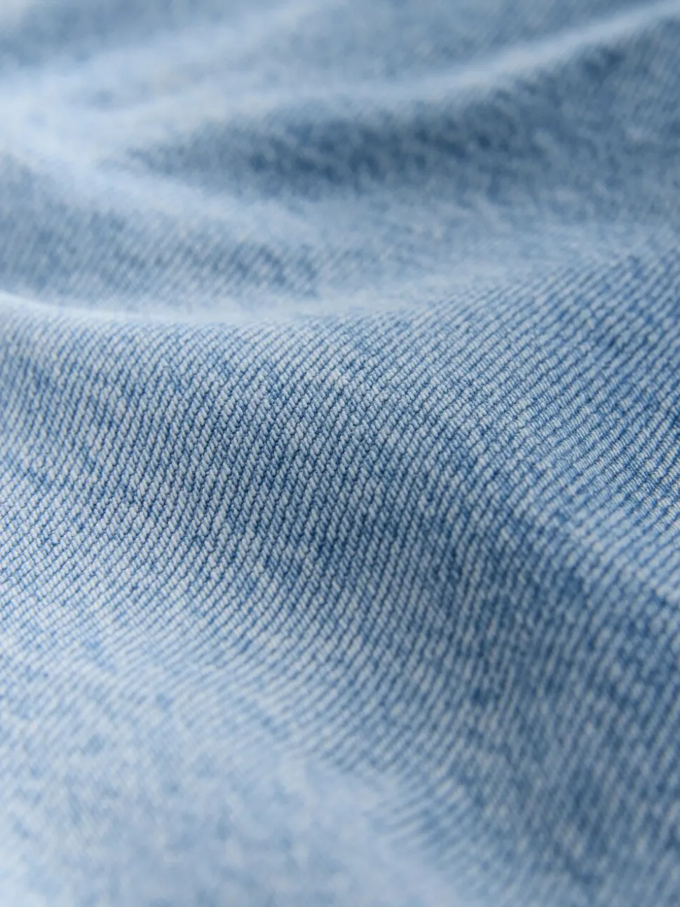 Normaal blauw - Jeans met zandloperpasvorm en wijde pijpen