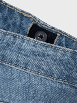 Normaal blauw - Name It jeans met wijde pijpen