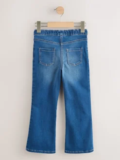 Normaal blauw - Pull-on flare jeans (3-16jr)