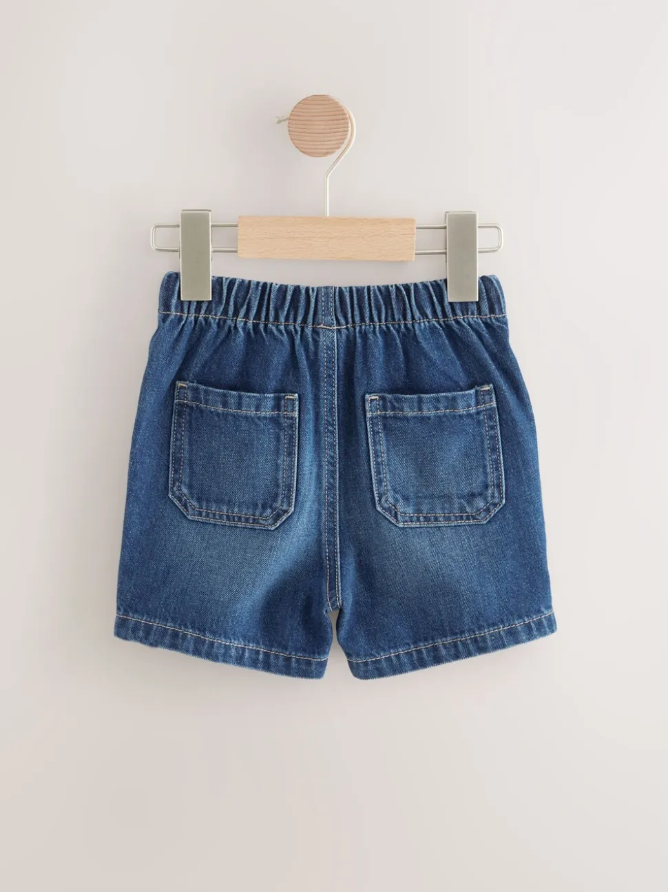 Normaal blauw - Shorts met trekkoord (3mnd-7jr)