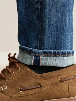 Normaal blauw - Slim Fit - Signature Selvedge Denim Jeans