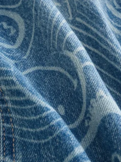 Normaal blauw - SmileyWorld® jeans met wijde pijpen (3-16jr)