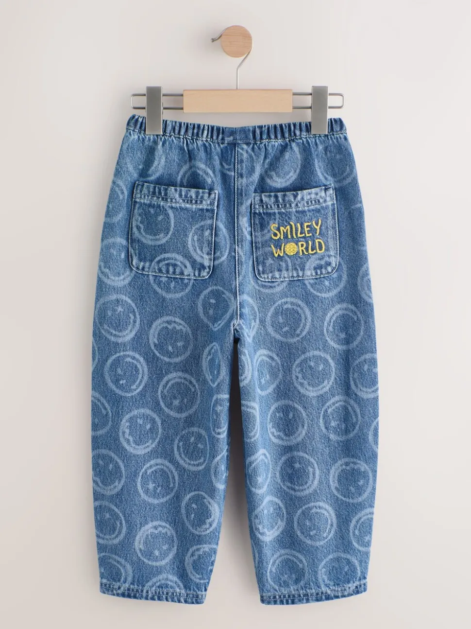 Normaal blauw - SmileyWorld® Pullon Barrel Jeans (3-16yrs)