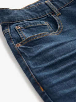 Normaal blauw - Straight-fit Essential stretchy jeans met rechte pasvorm
