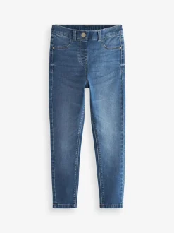 Normaal blauw - Stretchleggings (3-16 jr)
