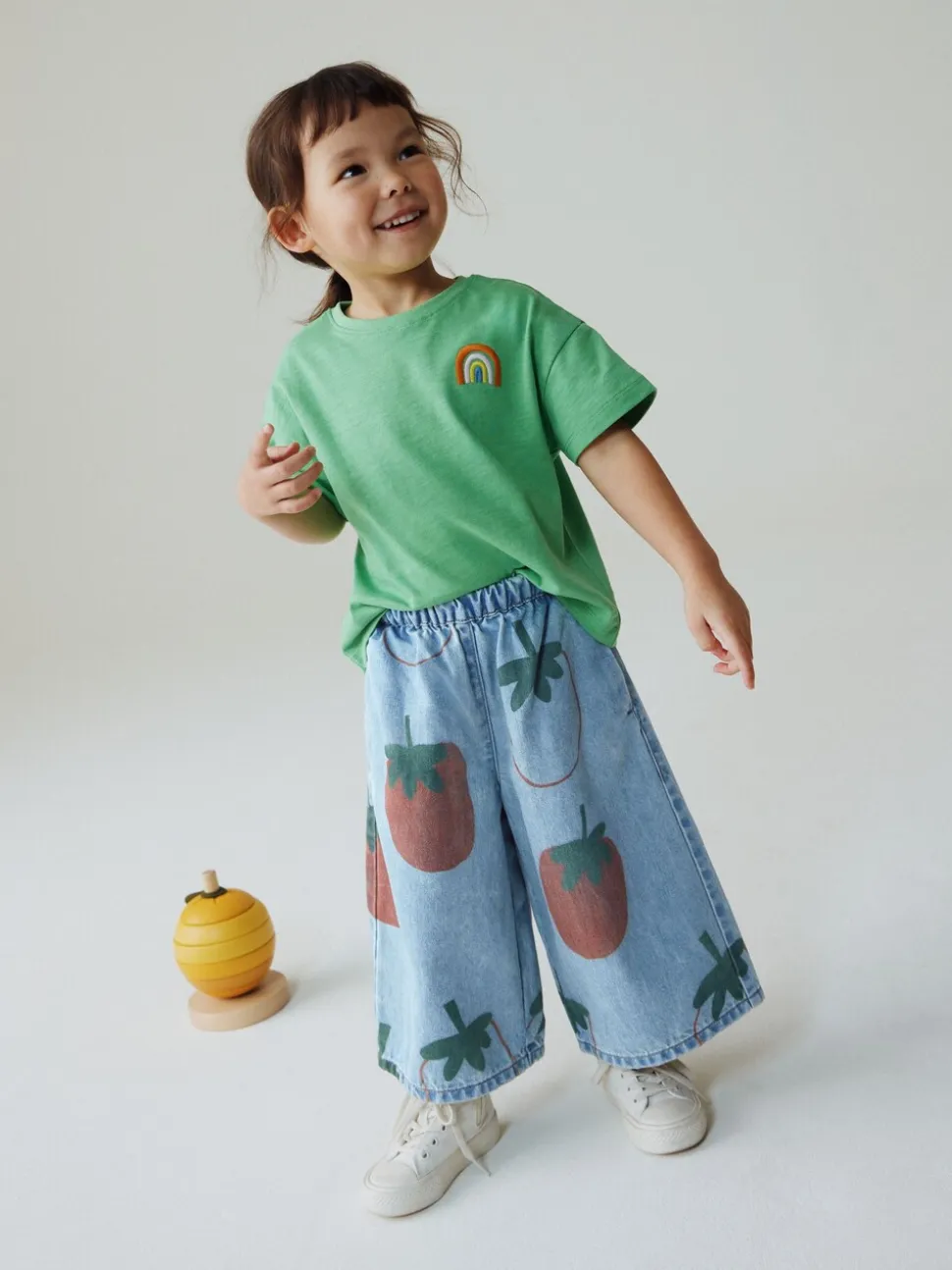 Normaal blauw - Tomato Printed Jeans (3mths-7yrs)