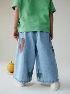 Normaal blauw - Tomato Printed Jeans (3mths-7yrs)