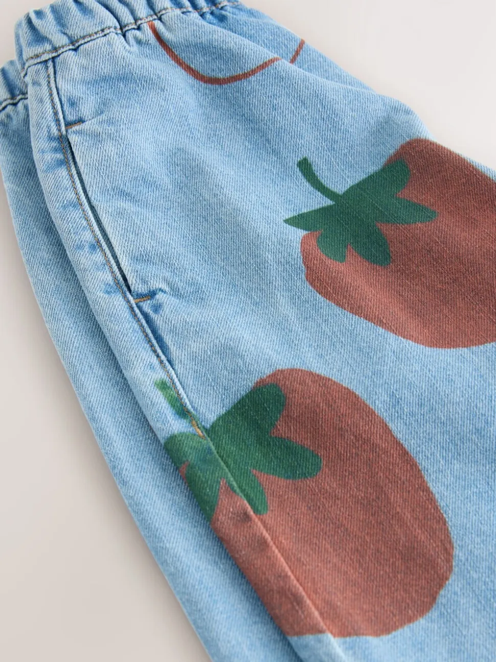 Normaal blauw - Tomato Printed Jeans (3mths-7yrs)