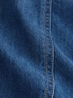 Normaal blauw - Utility Lichtgewicht 100% katoenen denim shorts
