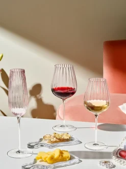Nude Set of 2 Round Up Sparkling Wine Glasses