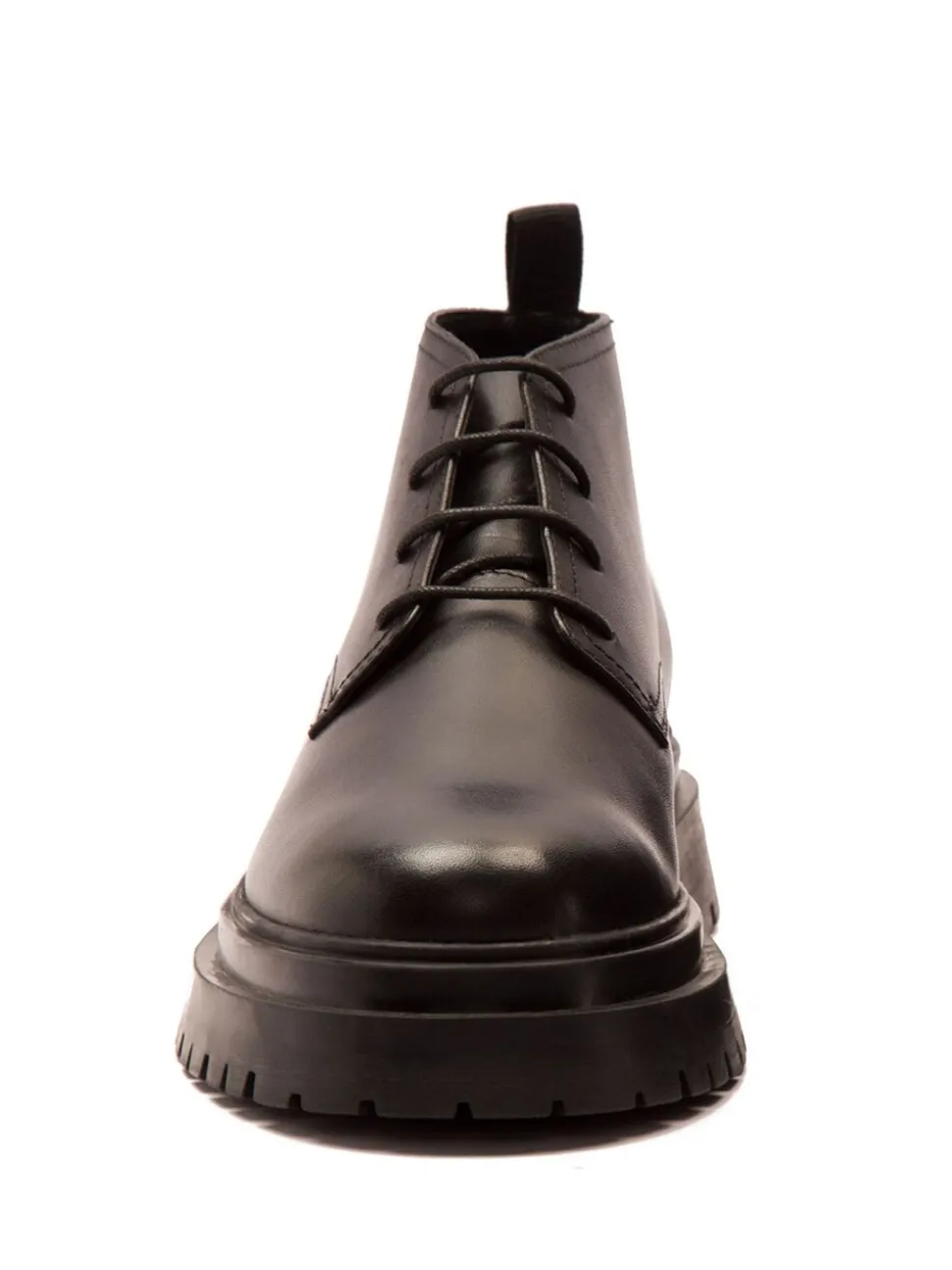 Off The Hook Hardrock Leather Lace-Up Chukka Ankle Boots