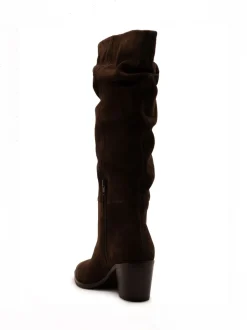 Off The Hook Muswell Suede Knee High Slouch Boots