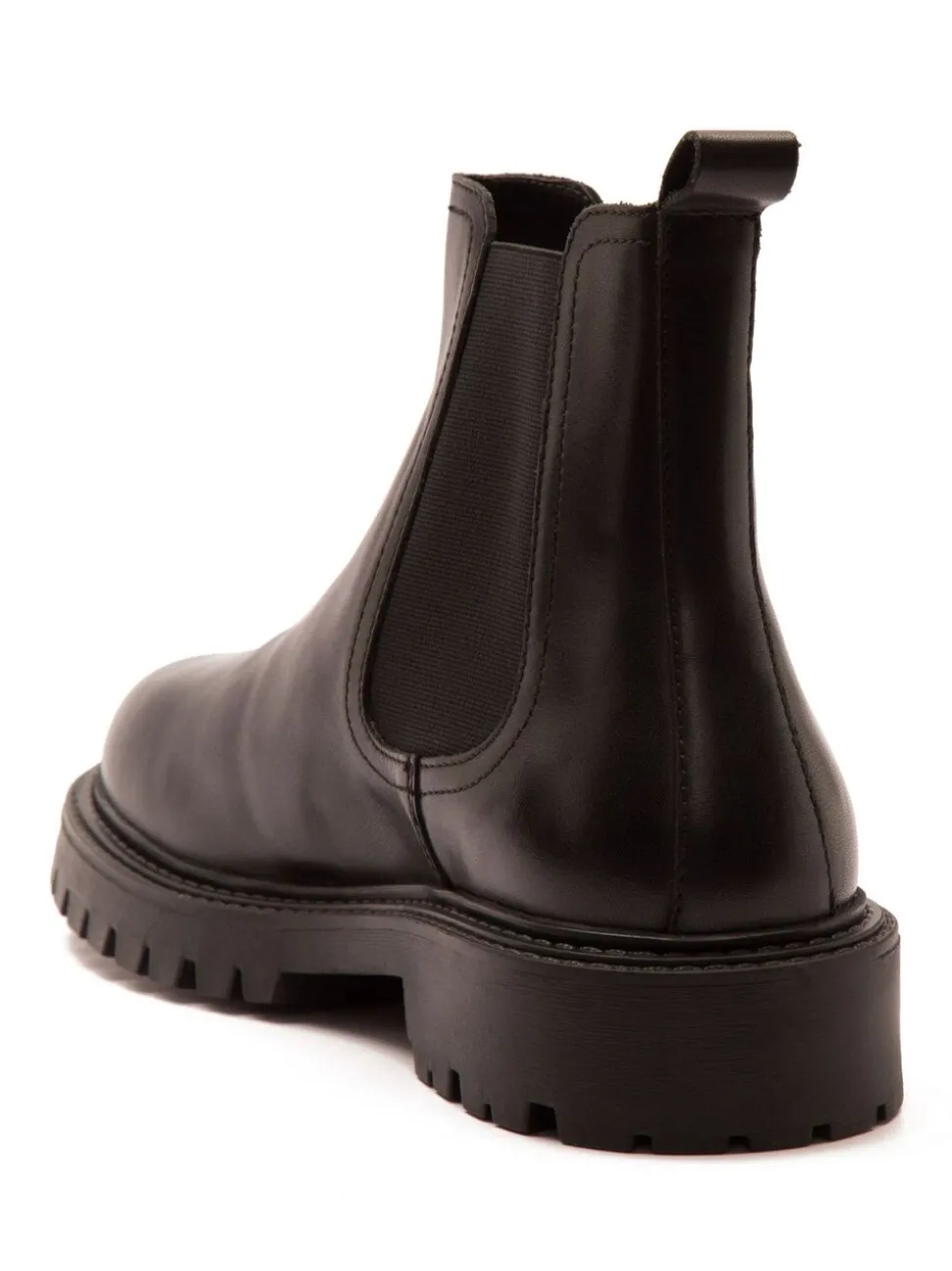 Off The Hook Ozzy High Heel Leather Ankle Chelsea Boots