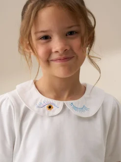 Off White - Angel & Rocket Emily Peter Pan Collar Blouse